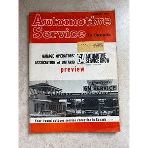 Automotive Service In Canada Magazine February 1964 w/Vintage Advertising Ads